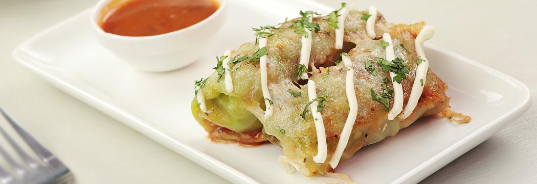 Cabbage Croquettes Enchiladas
