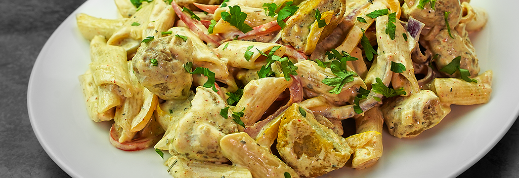 Cajun Pasta with Nuggets