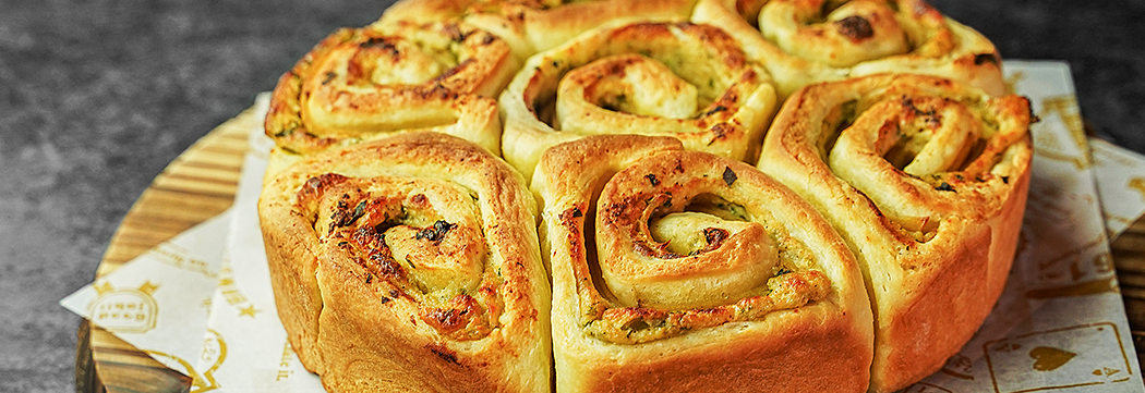 Cheese Stuffed Mortadella Bun