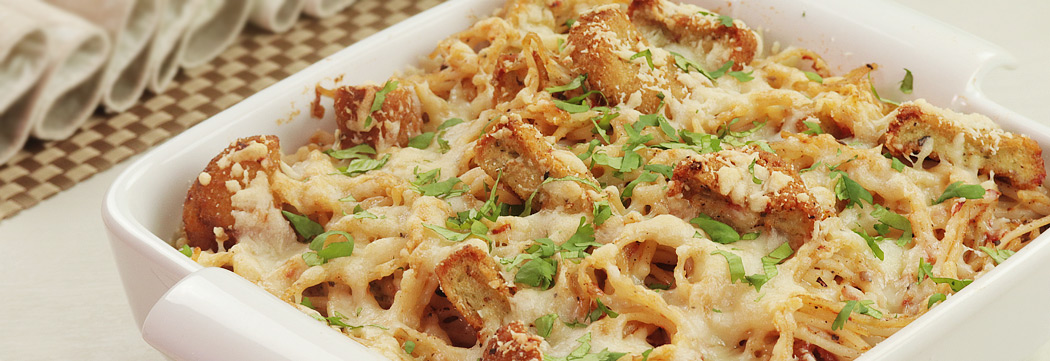 Chicken Parmesan Spaghetti