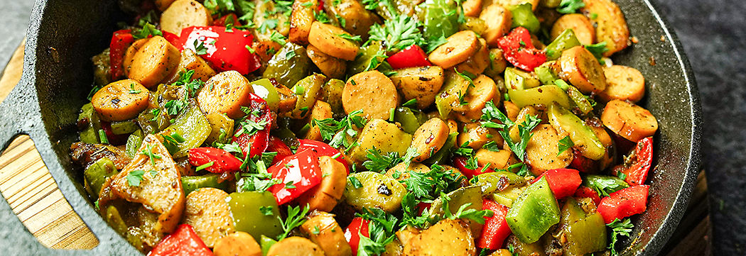 Frankfurter Vegetable Skillet