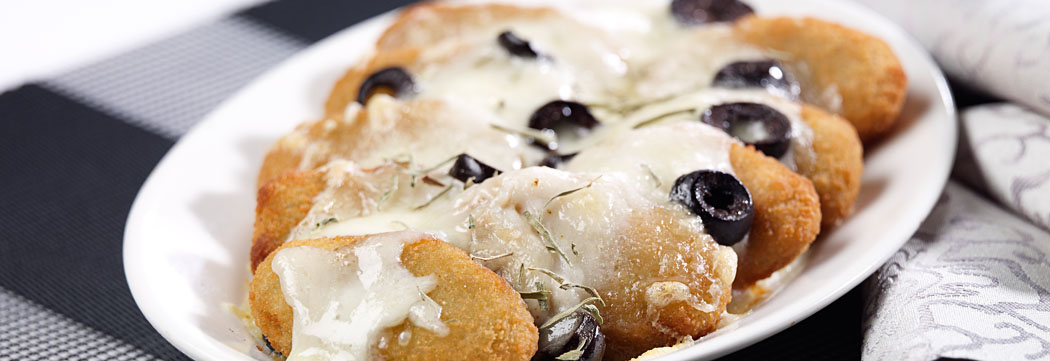Haray Bharay Nuggets with Cheese and Olives