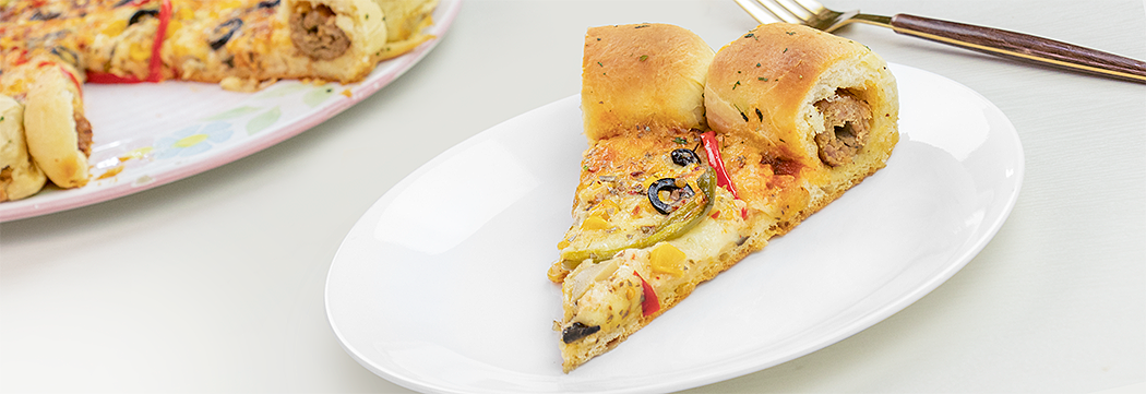 Kafta Kabab Crust Pizza