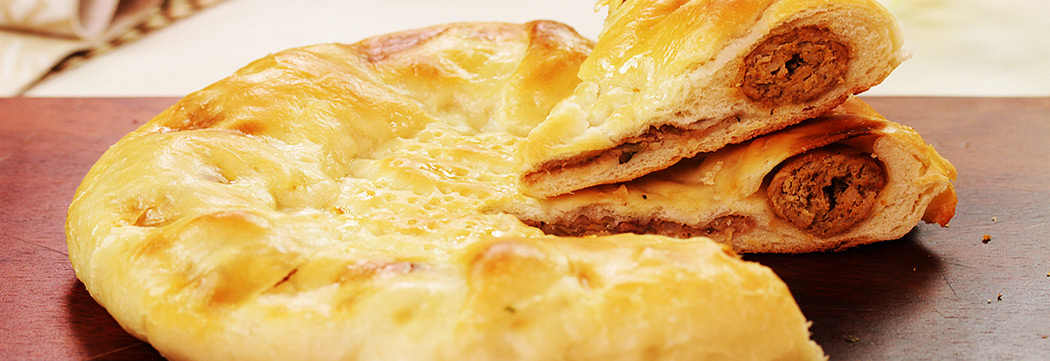 Kafta Kabab Stuffed Flatbread