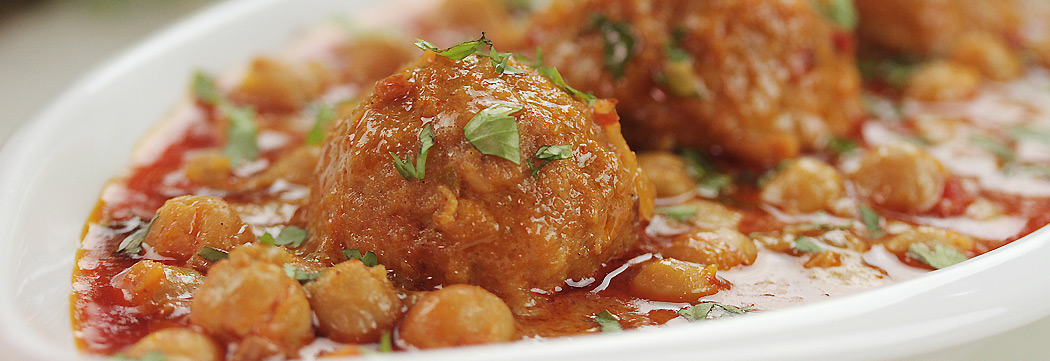 Kofta Chickpeas Curry