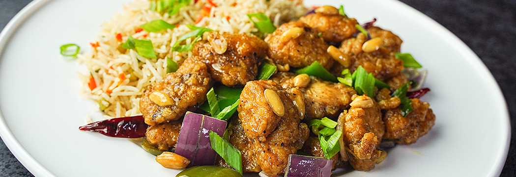 Kung Pao Chicken with Rice