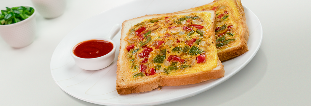 Mortadella Bread Omelette