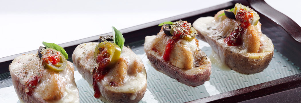 Nuggets Stuffed Mexican Potatoes