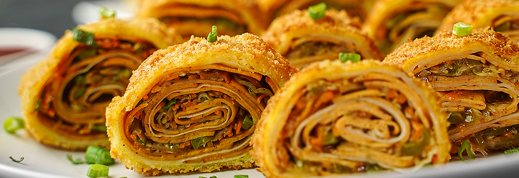 Pinwheel Spring Rolls