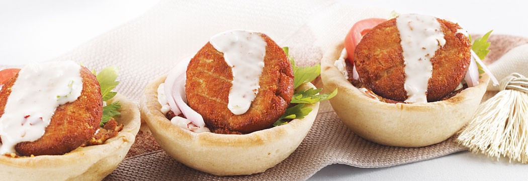 Shami Kabab Arabian Bread