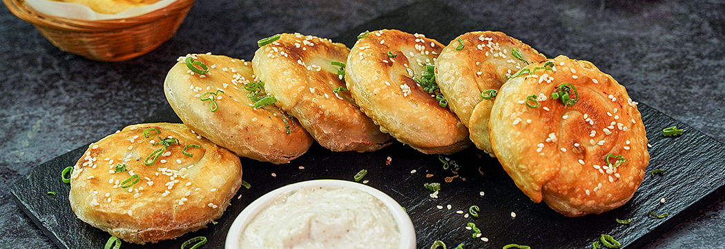 Shami Kabab Stuffed Pancakes