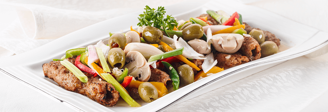 Steamed Seekh Kabab Vegetable Mix