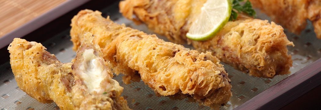 Stuffed Cheese Fried Kababs
