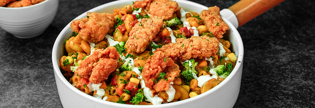 Tandoori Macaroni with Tender Pops